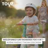 Многофункционален Велосипед Fox 4В1 Fox Зелено Caretero Toyz