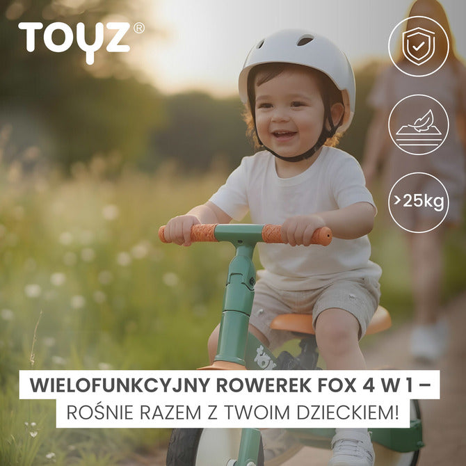 Многофункционален Велосипед Fox 4В1 Fox Зелено Caretero Toyz