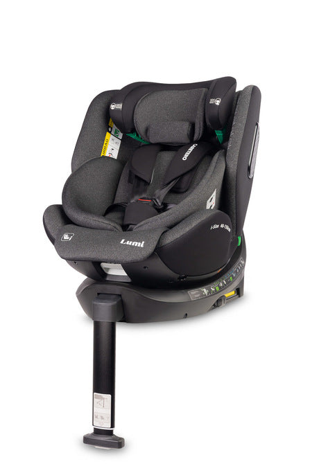 Lumi I-Size Детско Столче За Кола Тъмносиво (40-150) Caretero