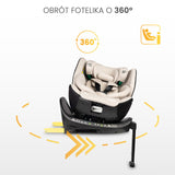 Lumi I-Size Детско Столче За Кола Светлосиво (40-150) Caretero