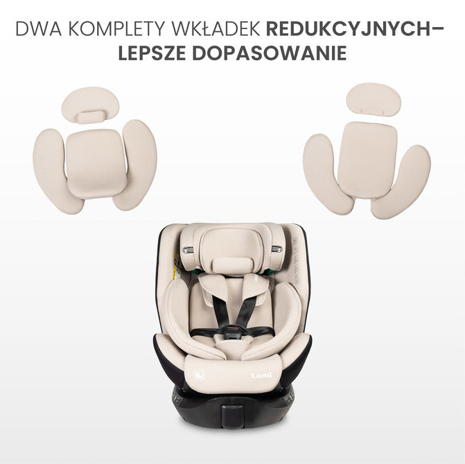 Lumi I-Size Детско Столче За Кола Зелено (40-150) Caretero
