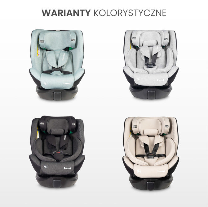 Lumi I-Size Детско Столче За Кола Зелено (40-150) Caretero