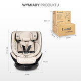 Lumi I-Size Детско Столче За Кола Бежово (40-150) Caretero