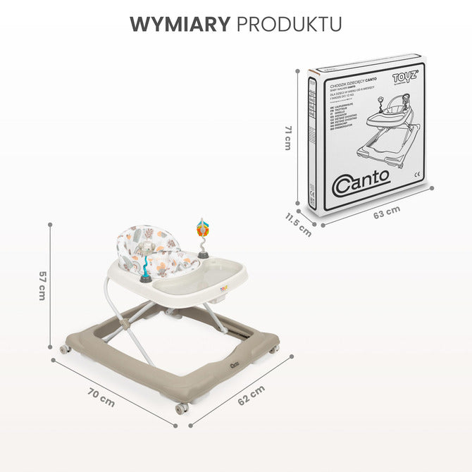 Baby Walker Canto Beige Caretero Toyz