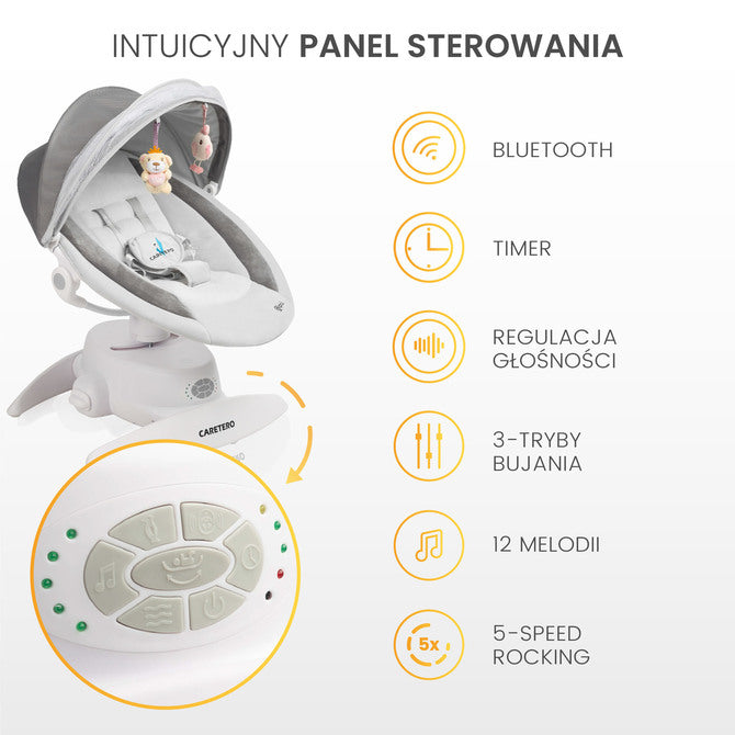 Електрически шезлонг Opti Grey Caretero