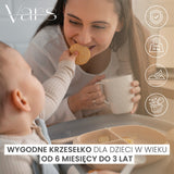 Highchair Vars Grey Caretero