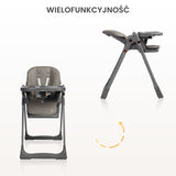 Highchair Vars Grey Caretero