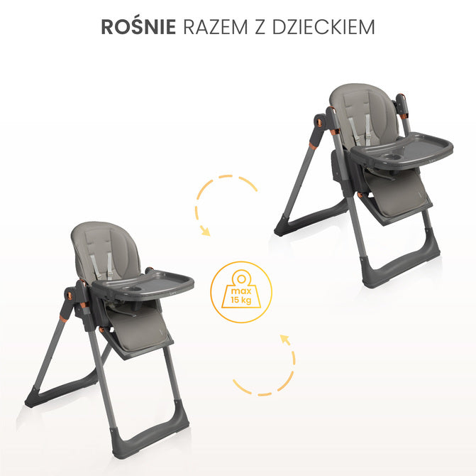 Highchair Vars Pink Caretero