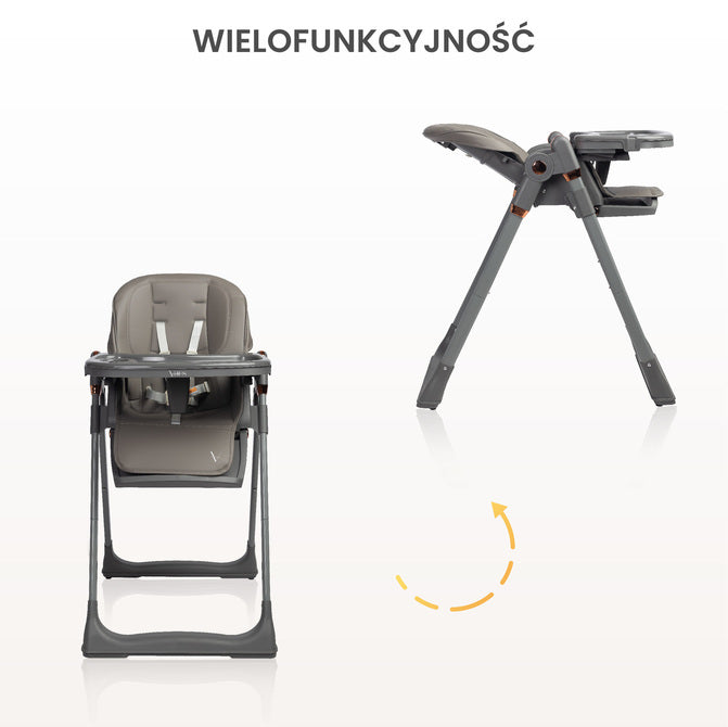 Highchair Vars Pink Caretero