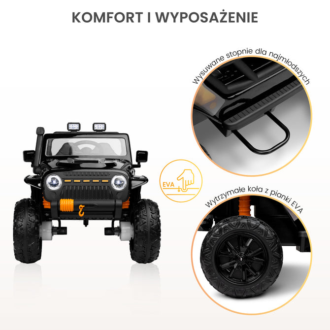 Офроуд Акумулаторен Автомобил Ring Black Caretero Toyz