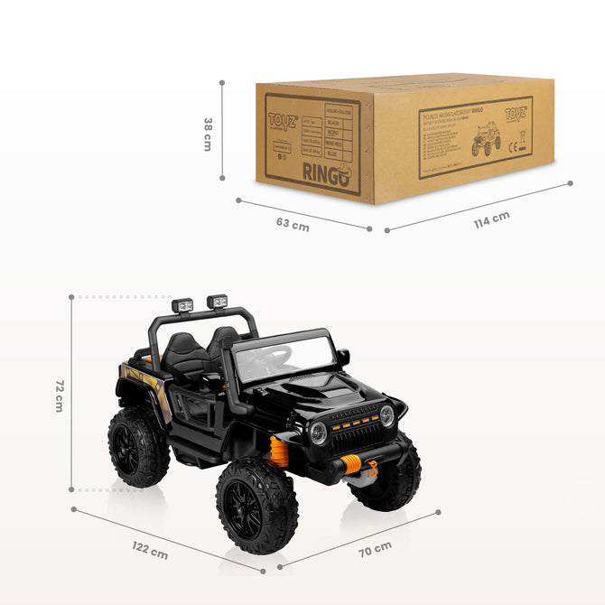 Inel auto Baterie Off-Road Negru Caretero Toyz