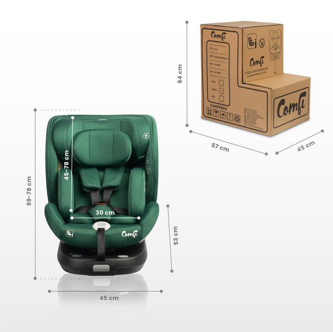 Scaun Auto Comfi I-Size Blue (40-150cm) Caretero