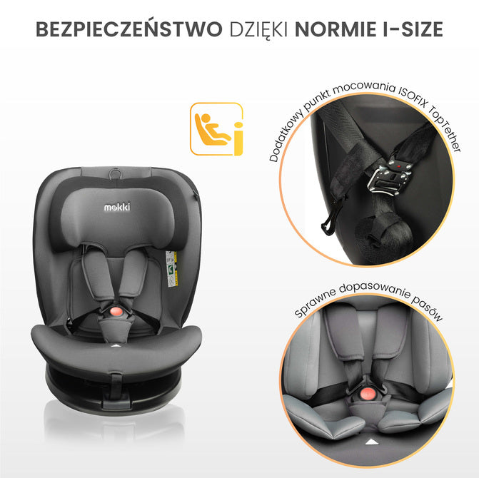 Столче За Кола Mokki i-Size IsoFix 0-36Кг Emerald Caretero