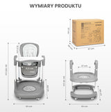Столче За Хранене Sitron Бежово Caretero