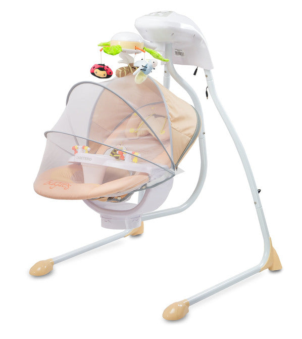 Șezlong electric și leagăn Bugies Bej Caretero