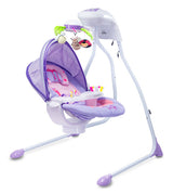 Електрически Шезлонг И Люлка Bugies Purple Caretero
