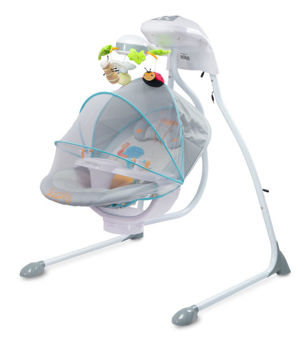 Șezlong electric și leagăn Bugies Grey Caretero