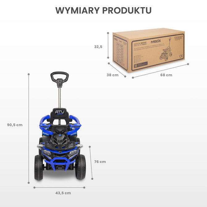 Играчка За Яздене Atv Movix Червена Caretero Toyz