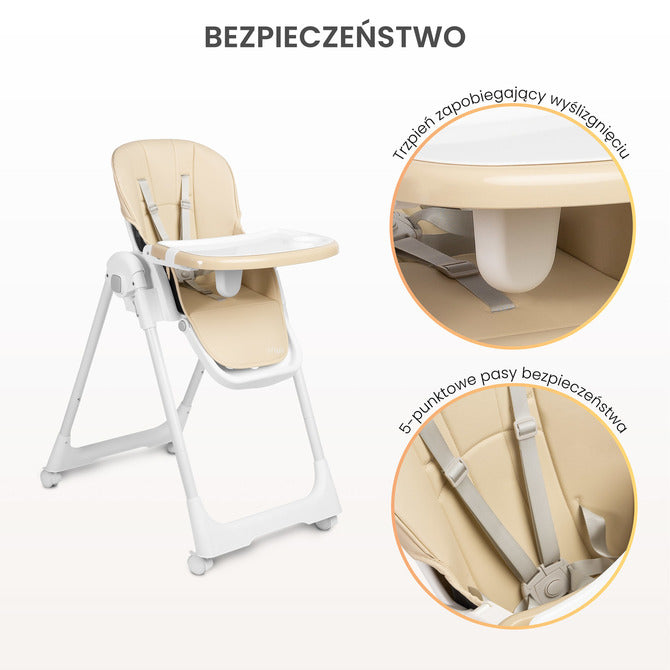 Столче За Хранене Megalo Beige Caretero