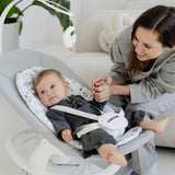 Шезлонг И Люлка 2в1 Rocker Noco Сив Caretero