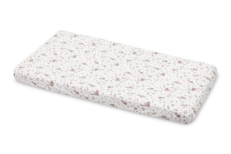 Чаршаф с ластик Forest Beige памучен 60X120 Sensillo