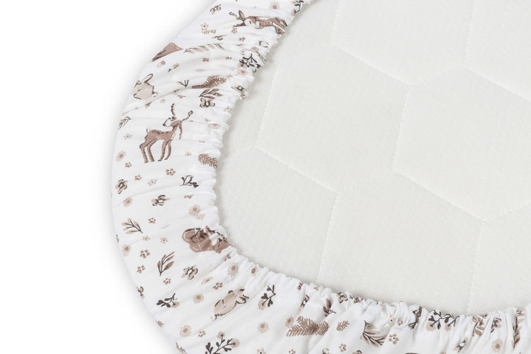 Чаршаф за количка Cotton Forest Beige 35X75 Sensillo