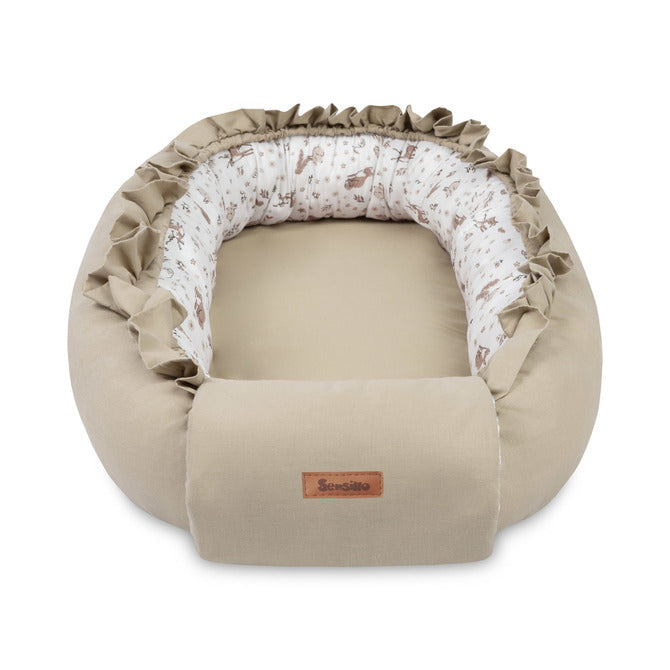 Бебешко гнездо Cotton Forest Beige 80X45 Sensillo