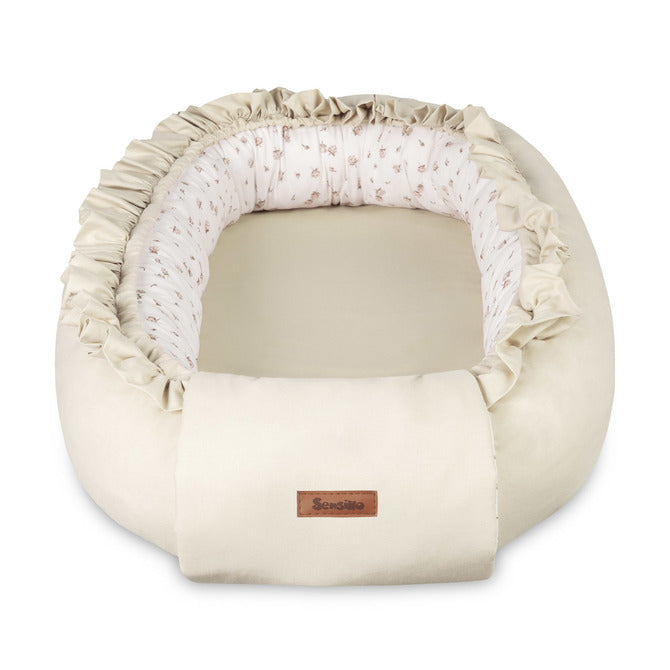 Бебешко гнездо Cotton Rose Beige 80X45 Sensillo