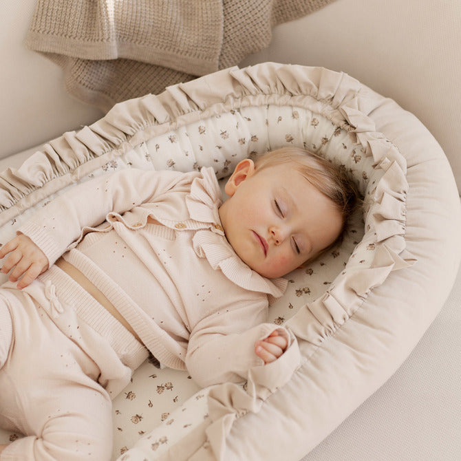 Бебешко гнездо Cotton Rose Beige 80X45 Sensillo