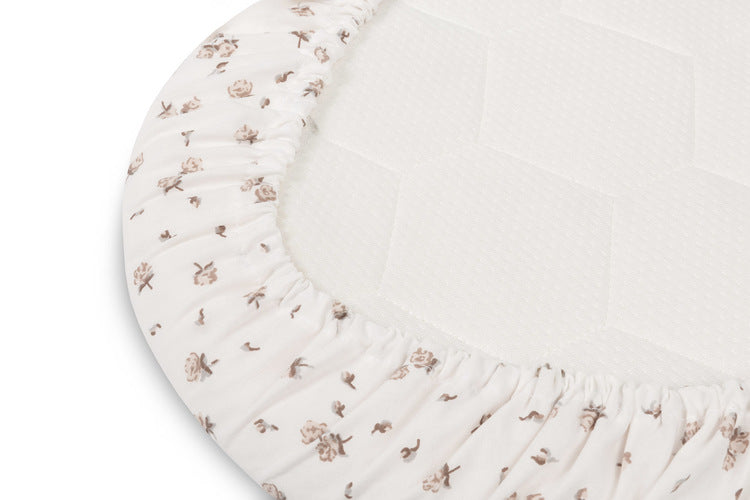 Чаршаф за количка Cotton Rose Beige 35X75 Sensillo
