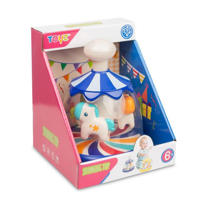 Интерактивна Въртележка С Фигурки Тип Пумпал Сини Понита 6+ Toyz