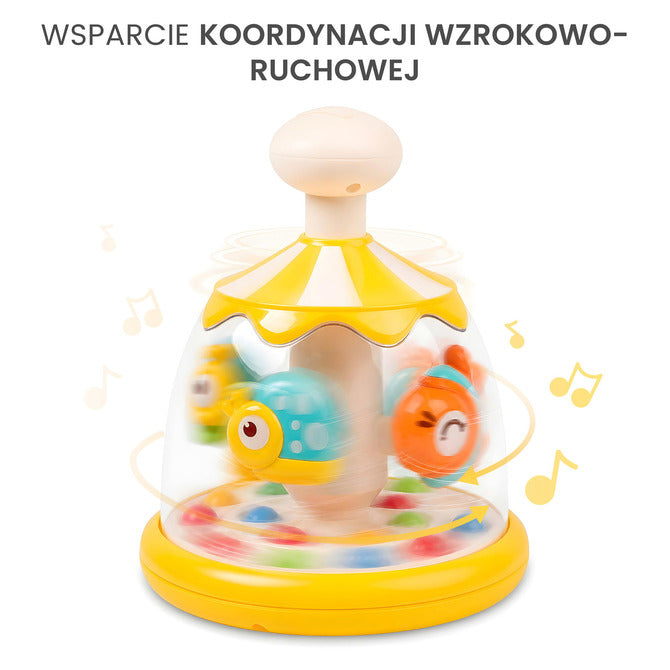 Интерактивна Въртележка С Фигурки Тип Пумпал Сини Понита 6+ Toyz