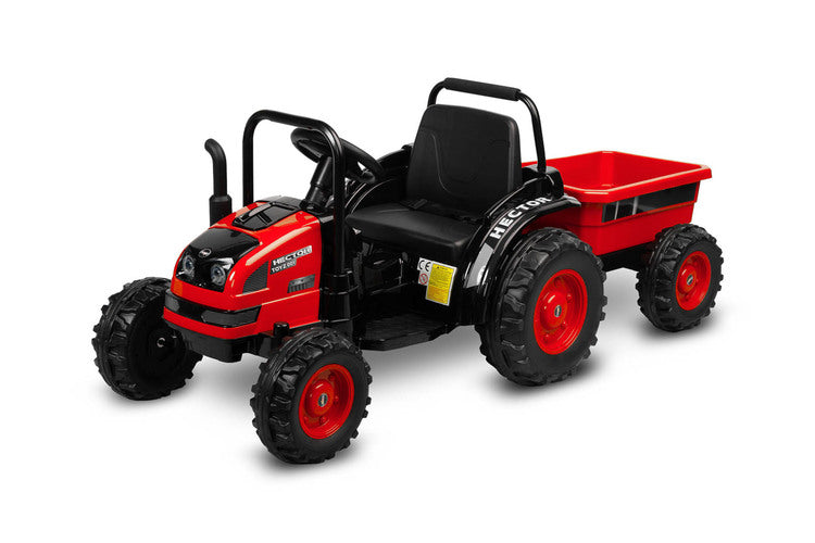 Акумулаторен Трактор Hectоr Red Caretero Toyz