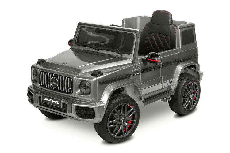 Battery Car Mercedes Benz G63 Amg Silver Caretero Toyz