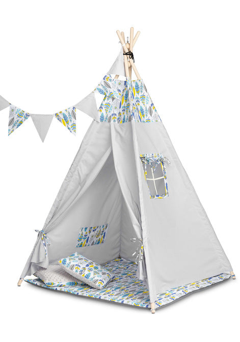 Палатка Tipi С Цветни Пера Caretero Toyz