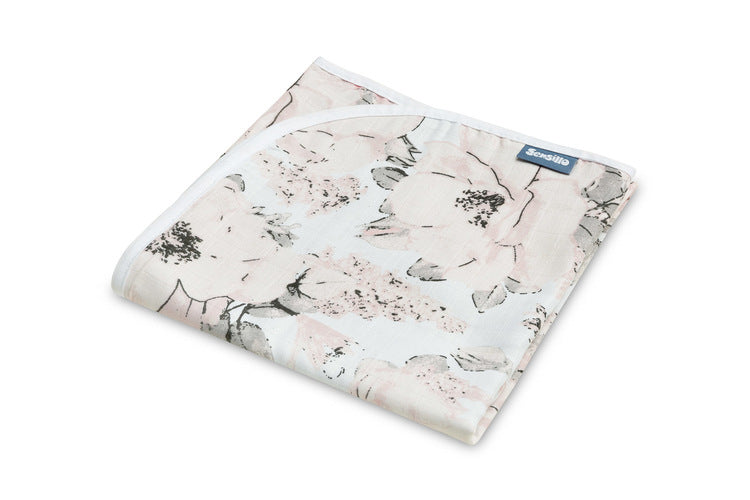 Double-layer Muslin Blanket Peony 80x100cm