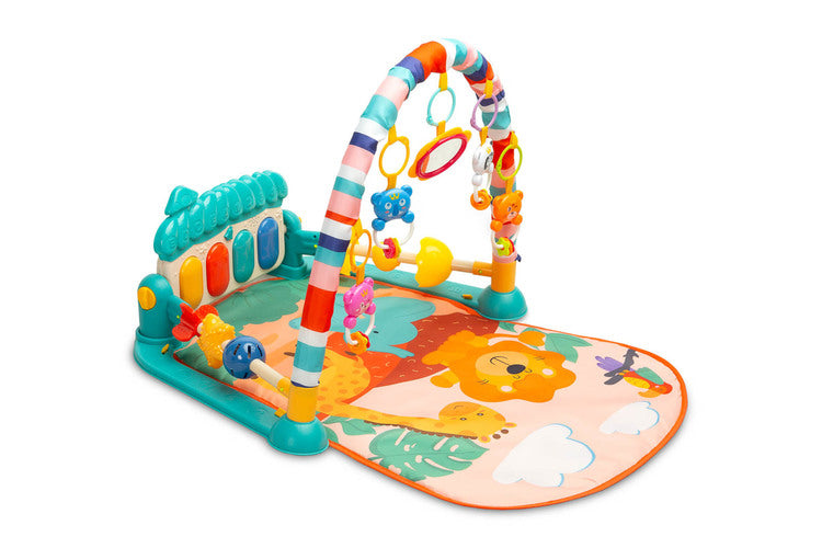 Gimnastică activă - Covorașul Zoo Turcoaz Caretero Toyz