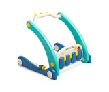 2in1 Baby Walker With Musical Pad Blue Caretero Toyz