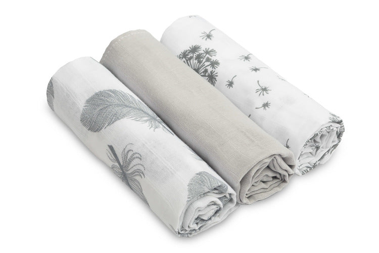 Muslin Diapers -3 Pcs – Gray 70X80