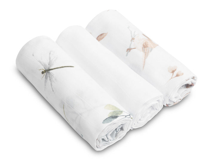 Muslin Diapers 3 Pcs. - White 70X80