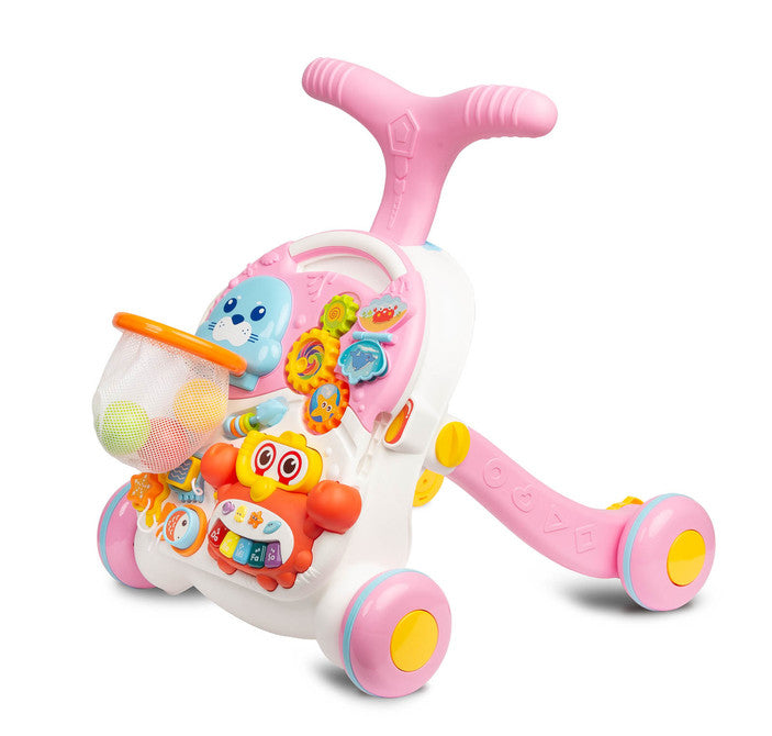2in1 Baby Walker Spark Pink Caretero Toyz