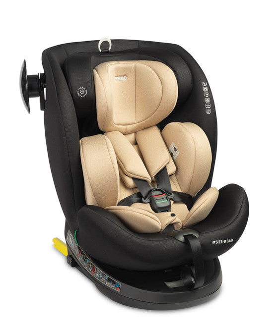 Scaun auto Commo i-Size IsoFix 0-36kg Bej Caretero