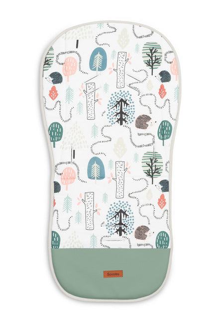 Hedgehog Emerald Sensillo Muslin Stroller Mat
