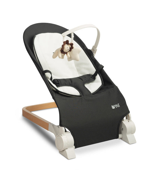 Chaise longue Bouncer Pin Negru Caretero