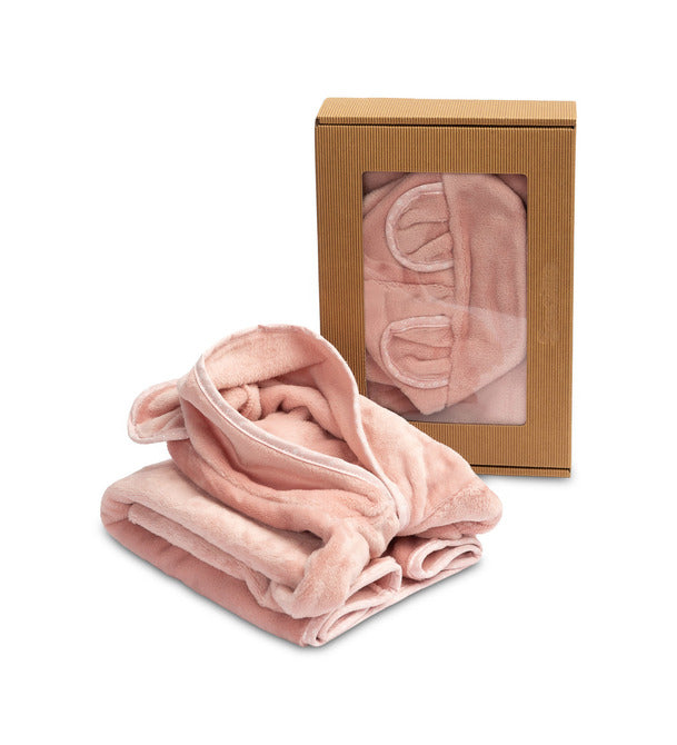 Elegant Children's Bathrobe 1-2 Years Teddy Bear Pink