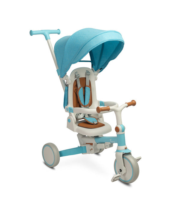 Tricicletă Și Bicicletă Balanstră 2 în 1 Faro Blue Caretero Toyz