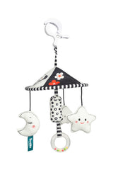 Stroller Toy Black-White Star Sensillo