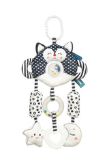 Stroller Toy Black and White Kitten Sensillo