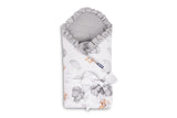 Muslin Diaper for Discharge Gray Bear 75X75 Sensillo