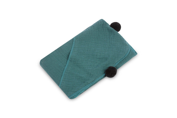 Prosop de baie moale din muselină 75x75 verde Eg-0200 Sensillo